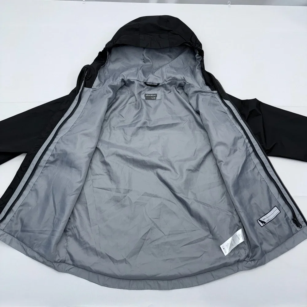 Eddie Bauer 3 in 1 Jacket Boys Large 14 Zip Out Fleece‎ Liner Hooded Rain Coat